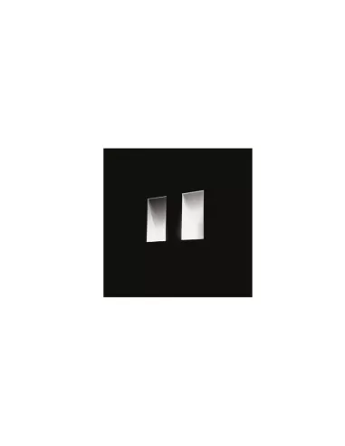 Viabizzuno f6 033 11 m1 pequeño 90º empotrable asimétrico my blanco